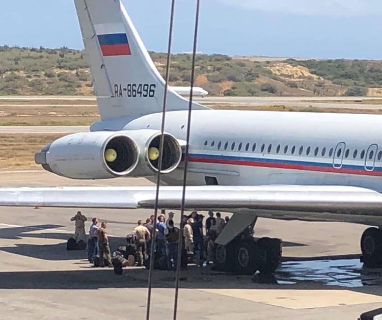 Militares rusos en Venezuela