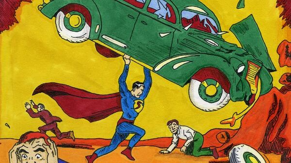 El primer cómic de Superman costaba 10 centavos y fue subastado por un millón de dólares