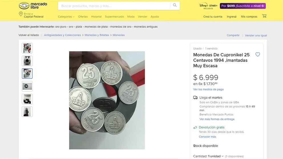 Piden Hasta 15 000 Por Monedas Argentinas De 25 Centavos Cómo Identificarlas Y Cuál Es Su