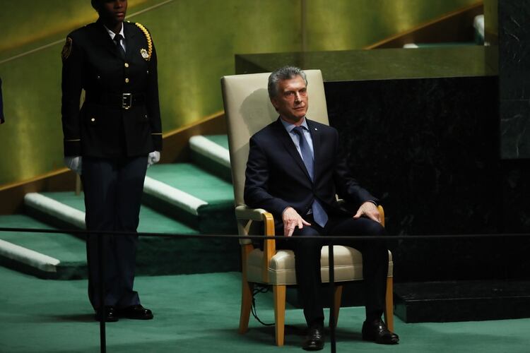 El Presidente reclamó la soberanía sobre las Islas Malvinas (AFP)