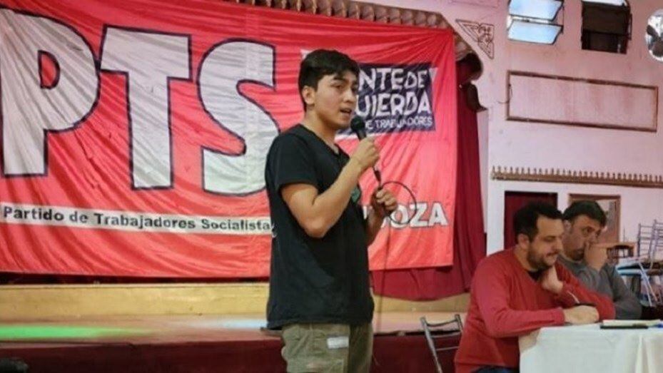 Valentino Tupac Coletti Roumec 17 años candidato a diputado en Mendoza