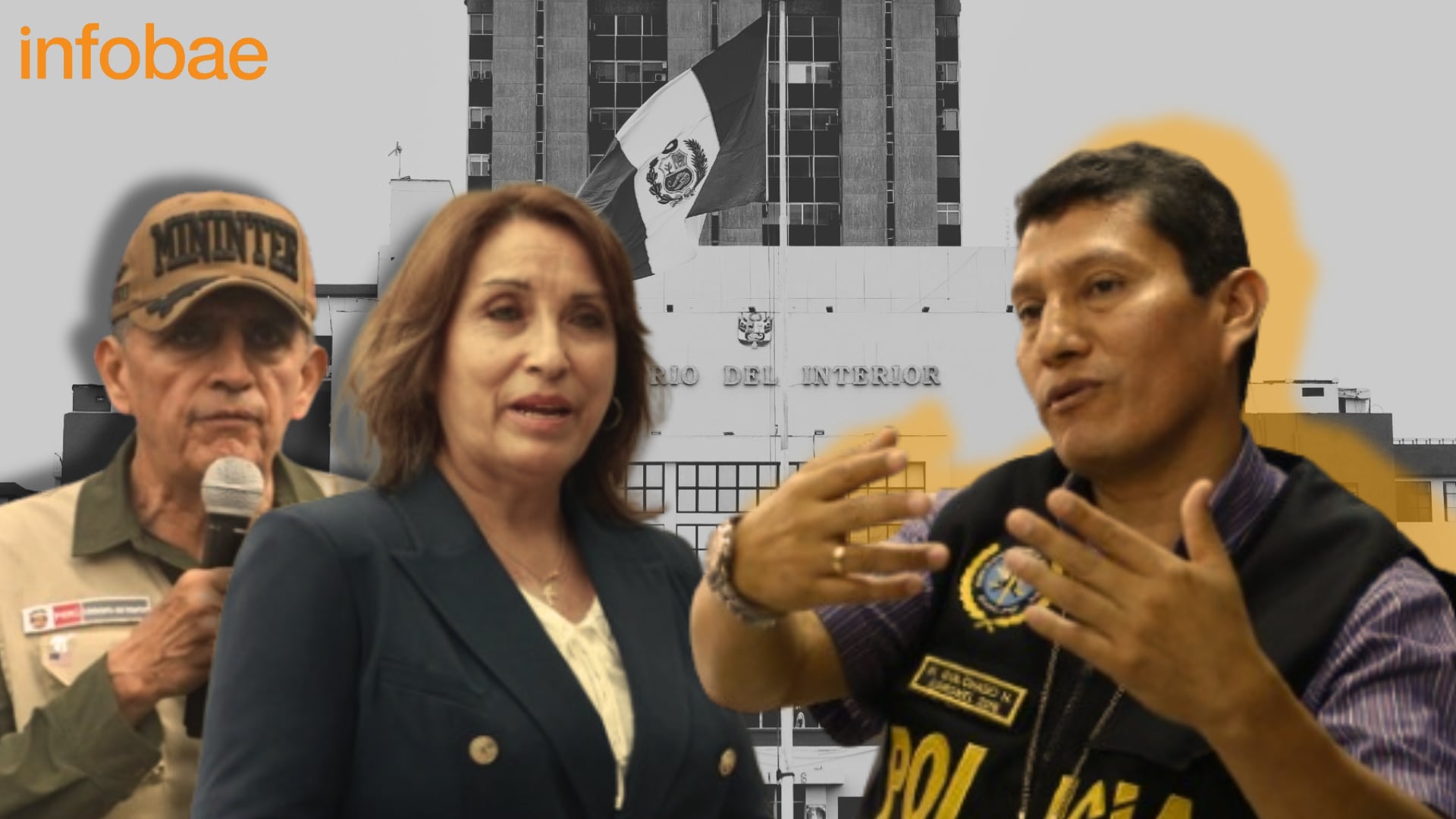 Denuncian que Víctor Torres Falcón presionó a Jorge Angulo para que removiera a Harvey Colchado "a pedido de la presidenta Dina Boluarte". Composición Infobae.