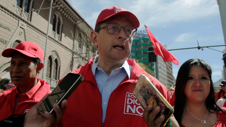 Oscar Ortiz Antelo, candidato presidencial por el partido Bolivia dice No (Reuters)