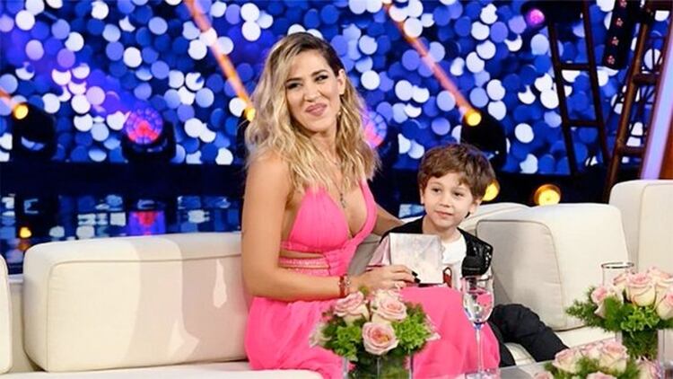 Jimena y su hijo en el programa de Susana GimÃ©nez