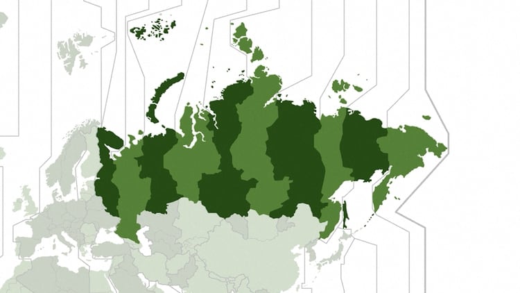 Rusia, el país con más husos horarios en su territorio continental