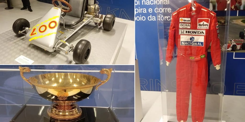 Los tesoros de Ayrton Senna que salieron a la luz: su primer karting, trofeos, buzos y hasta una lancha con un nombre muy especial