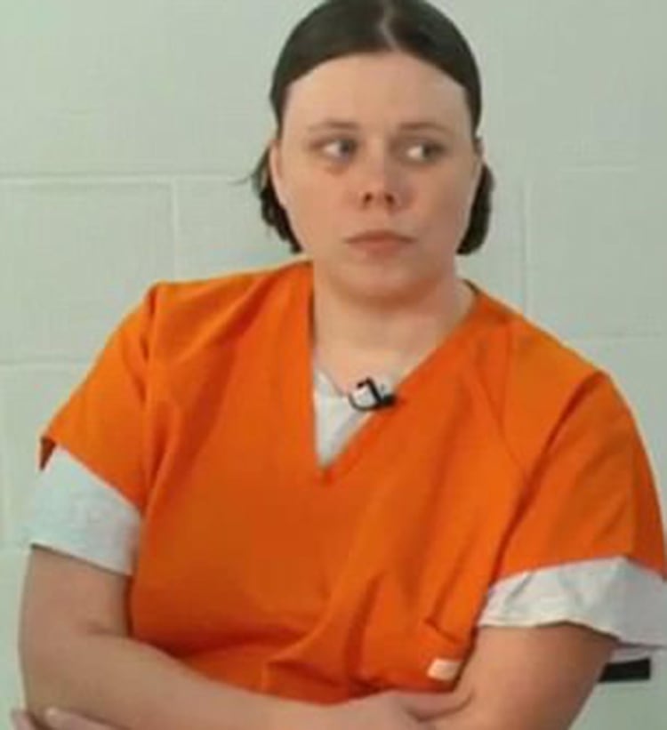 Tiffany durante una entrevista con ABC News. Espera en prisión que su sentencia a muerte sea conmutada (ABC News)