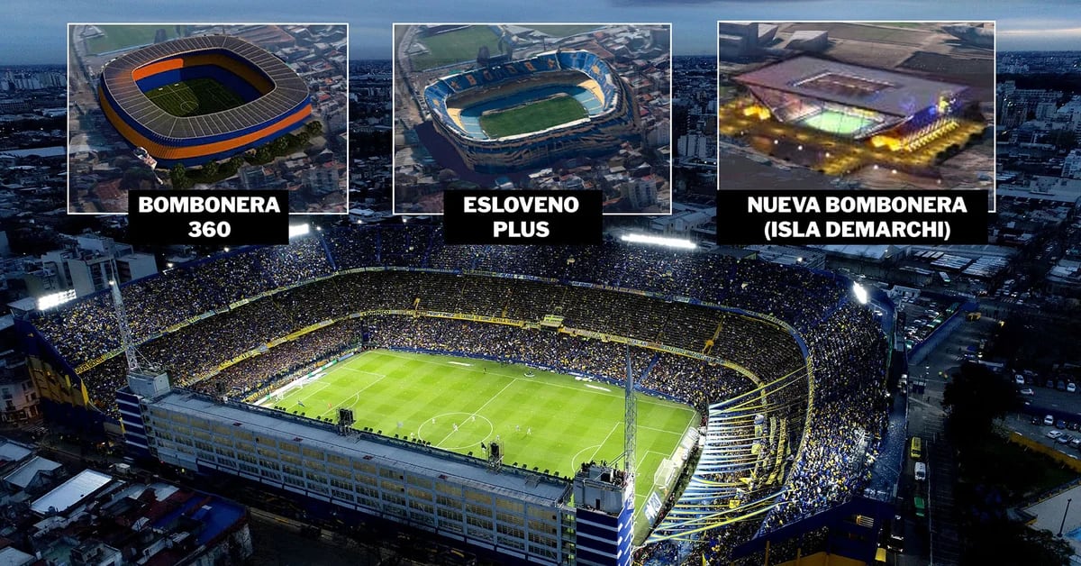 Bombonera 360, Esloveno Plus or stadium on an island?  Projects at Boca Juniors to expand the field