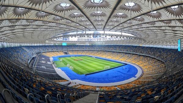 El Estadio Olímpico de Kiev, el escenario de la gran final de la Champions League