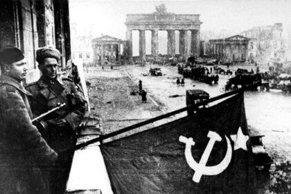 El ejército soviético tomó el control de Berlín en Mayo de 1945.
