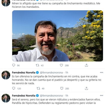 Gerardo Fernández se lanzó en Twitter contra el INE