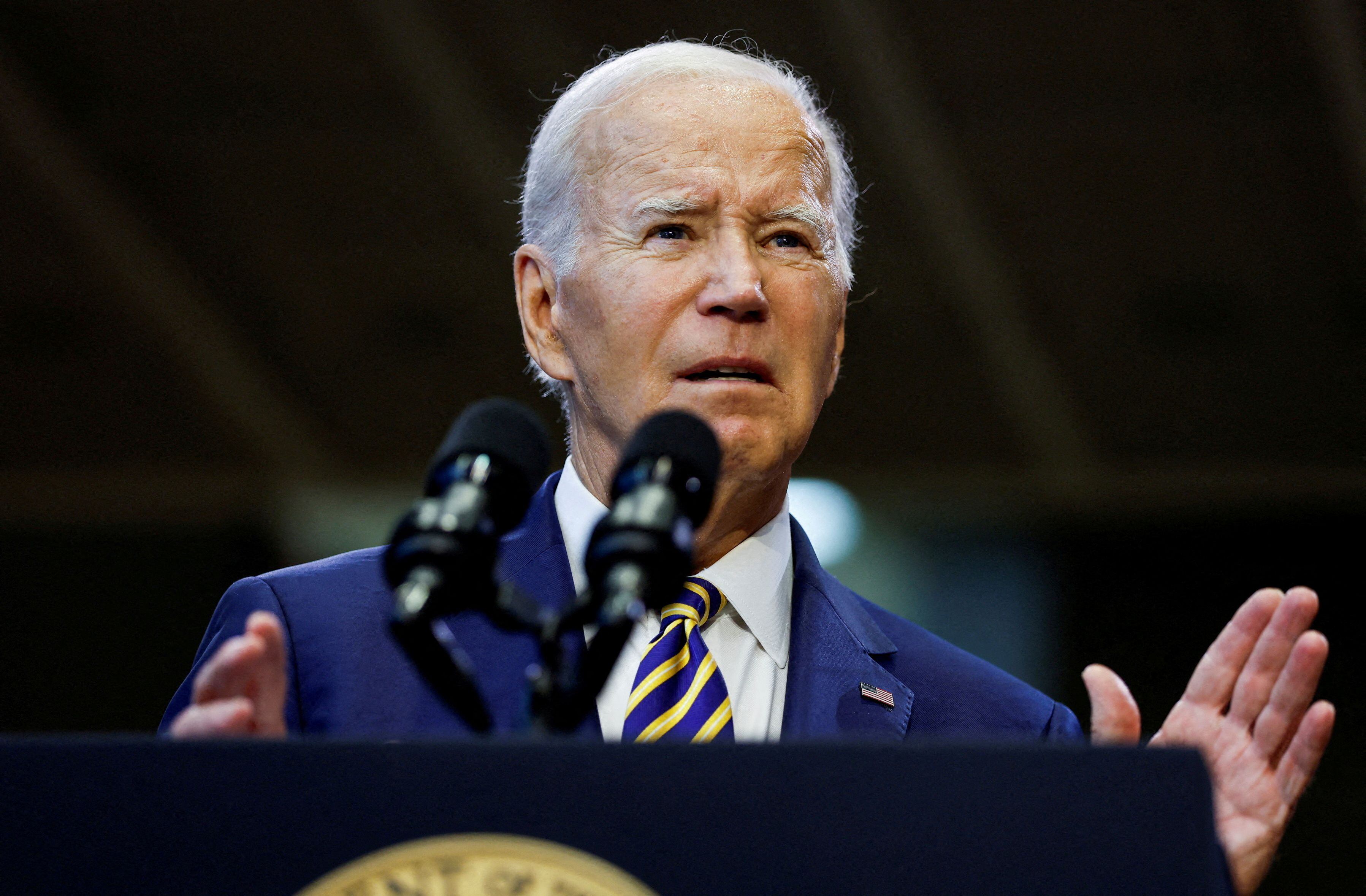 El presidente de EE.UU., Joe Biden, en Largo, Maryland, EE.UU., el 14 de septiembre de 2023.?REUTERS/Jonathan Ernst/Archivo