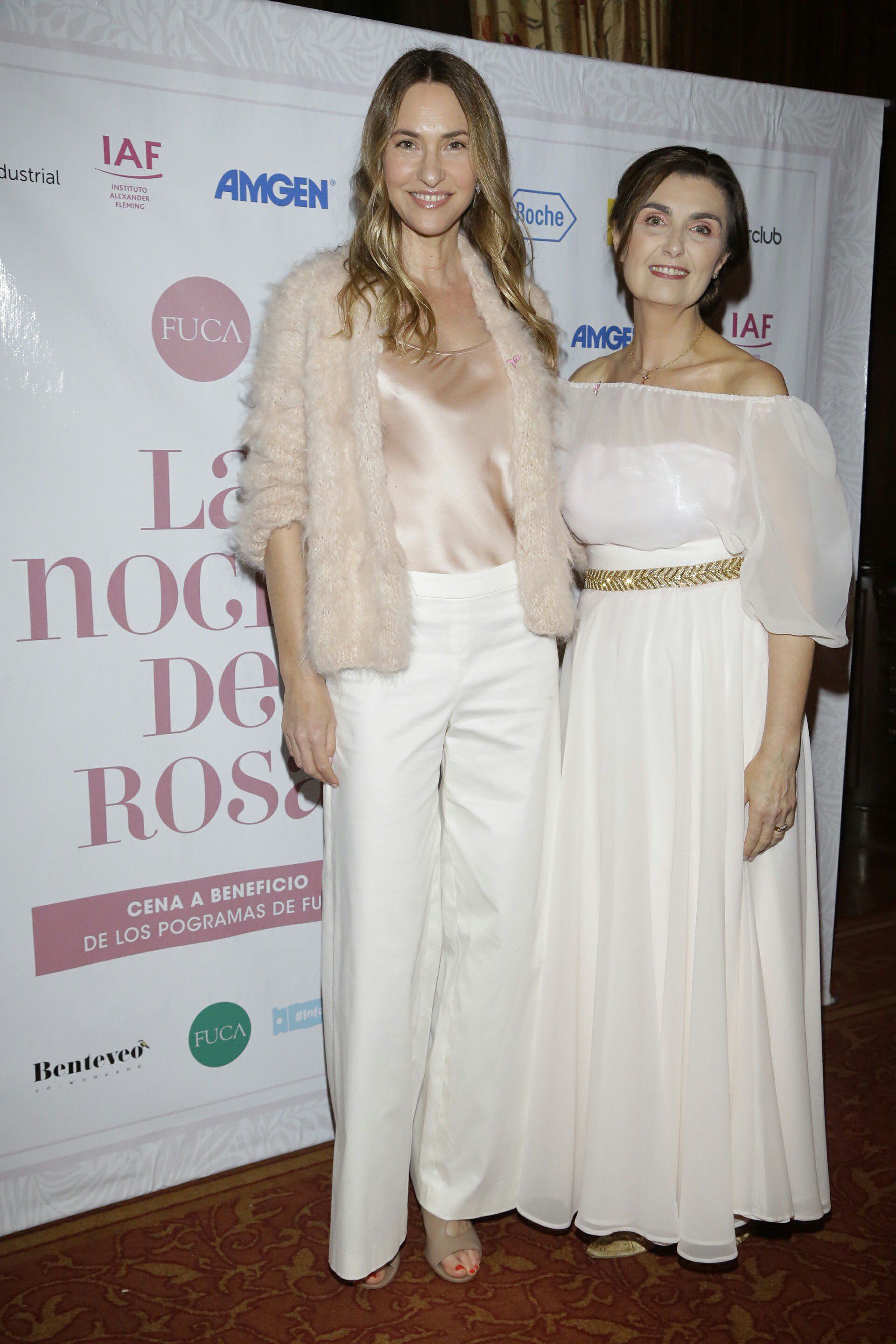 Andrea Bursten y Gabriela Berta, directora ejecutiva de FUCA