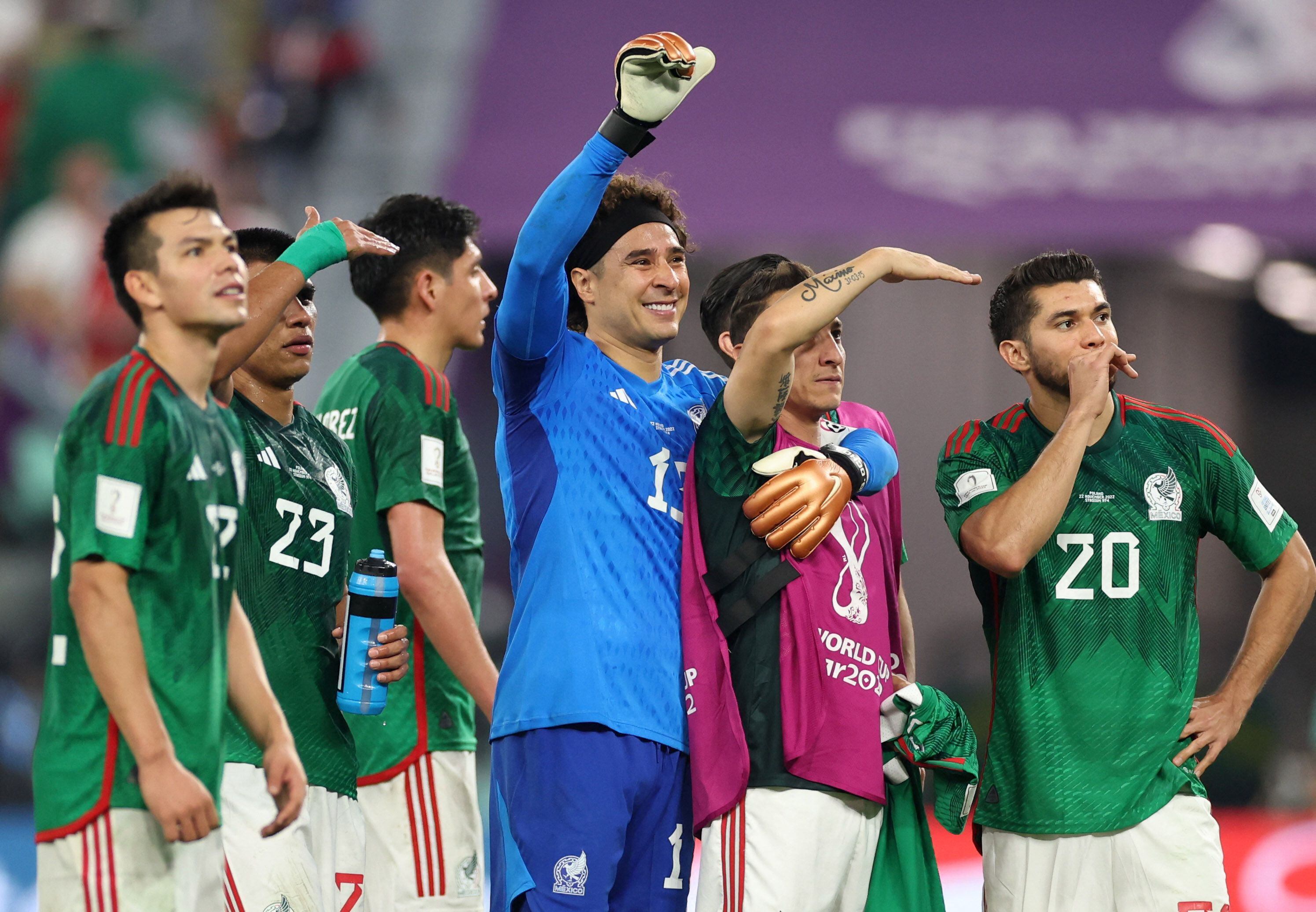 La Selección Mexicana de Fútbol tuvo la oportunidad de encabezar el grupo C tras la derrota de Argentina frente a Arabia Saudita, pero solo consiguieron un punto por empate. (REUTERS/Carl Recine)