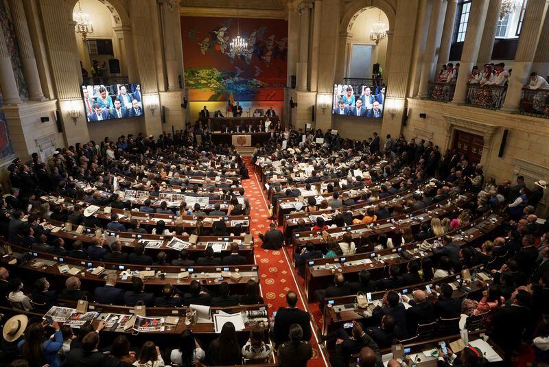 Las reformas sociales del Gobierno Petro se encuentran estancadas en el Congreso de la República - crédito Nathalia Angarita/Reuters