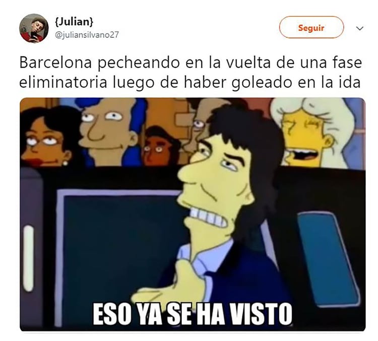 Los Simpson siempre presente en las burlas de los usuarios de las redes