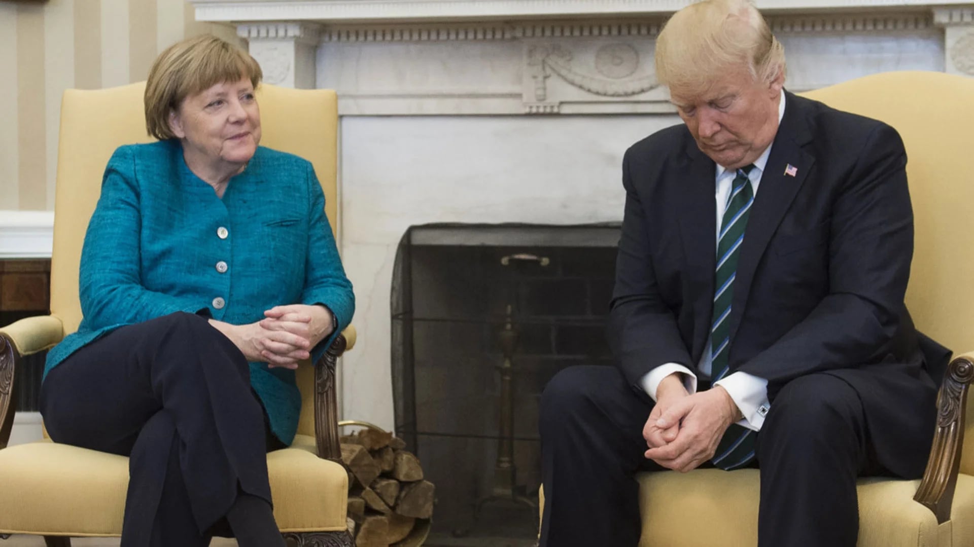 Merkel creyó que podía convencer a Trump de apostar a la lucha contra el cambio climático (Getty)