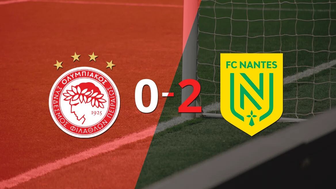 Olympiacos no pudo en casa con Nantes y cayó 2-0