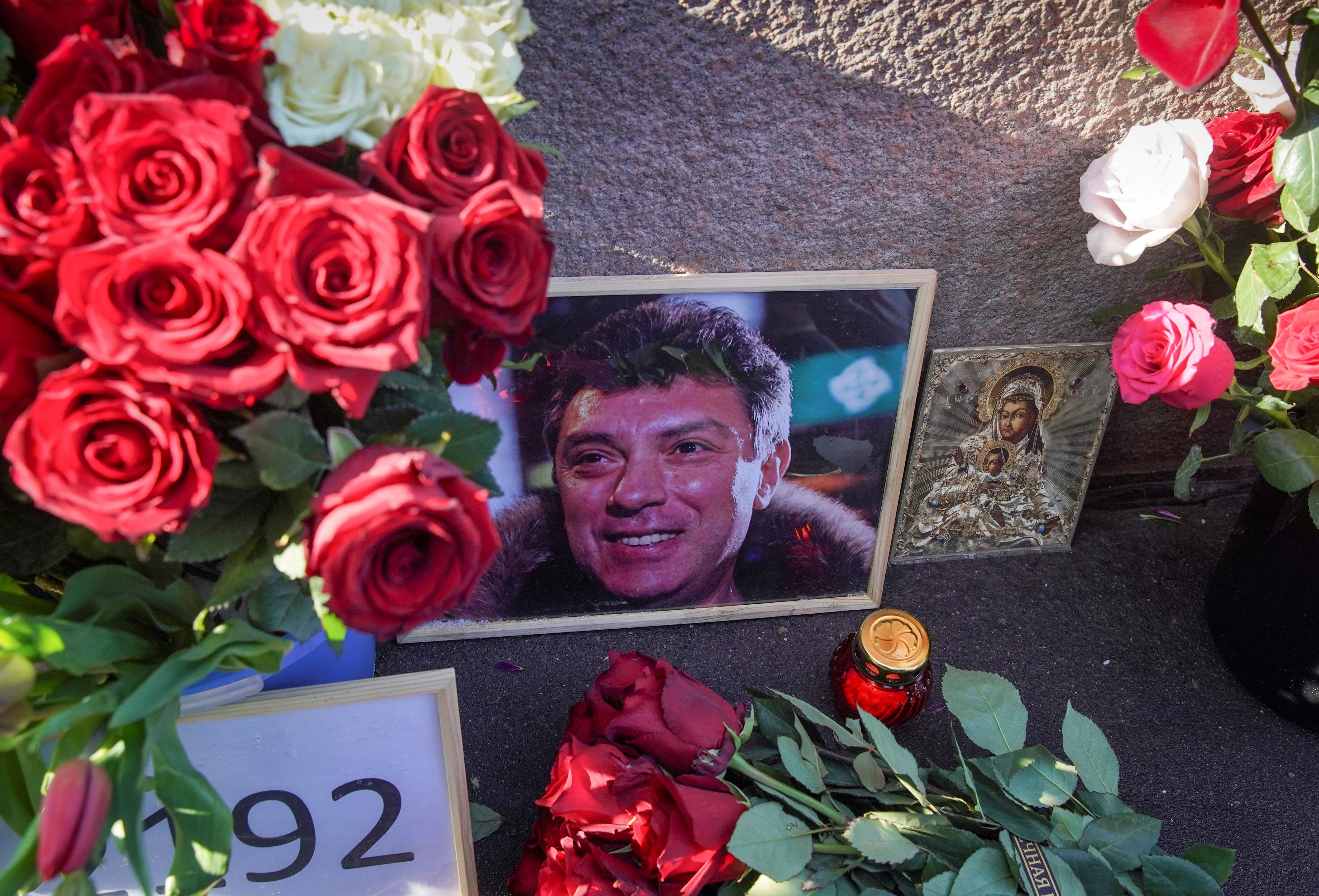 Imágenes del sexto aniversario del asesinato del opositor Boris Nemtsov (REUTERS/Tatyana Makeyeva/File Photo)