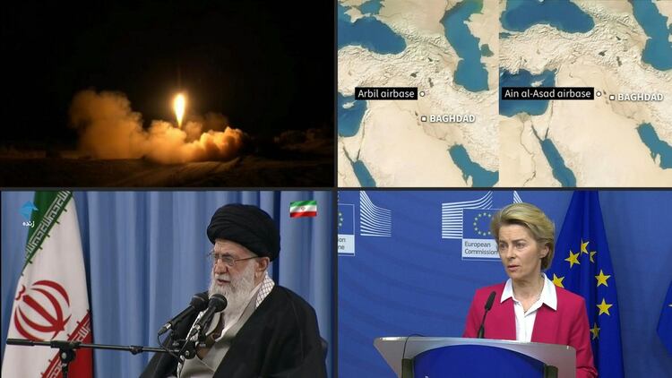 AMPLIACION: Irán llevó a cabo el miércoles un importante ataque con misiles contra dos bases militares en Irak en las que hay desplegados soldados estadounidenses, en respuesta al asesinato del general iraní Qasem Soleimani, muerto en un ataque estadounidense la semana pasada. (Foto: especial)