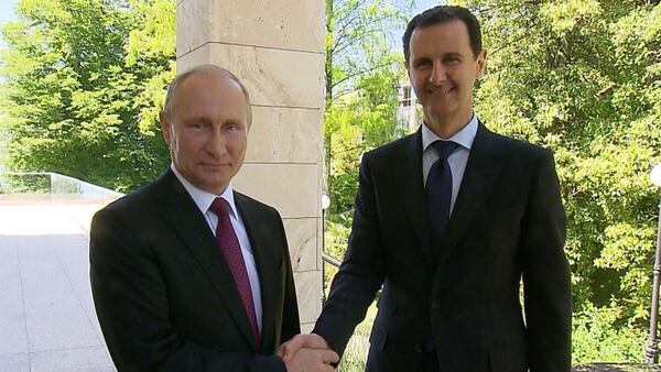 Bashar al Assad junto a Vladimir Putin, en un encuentro celebrado esta semana en la ciudad de Sochi