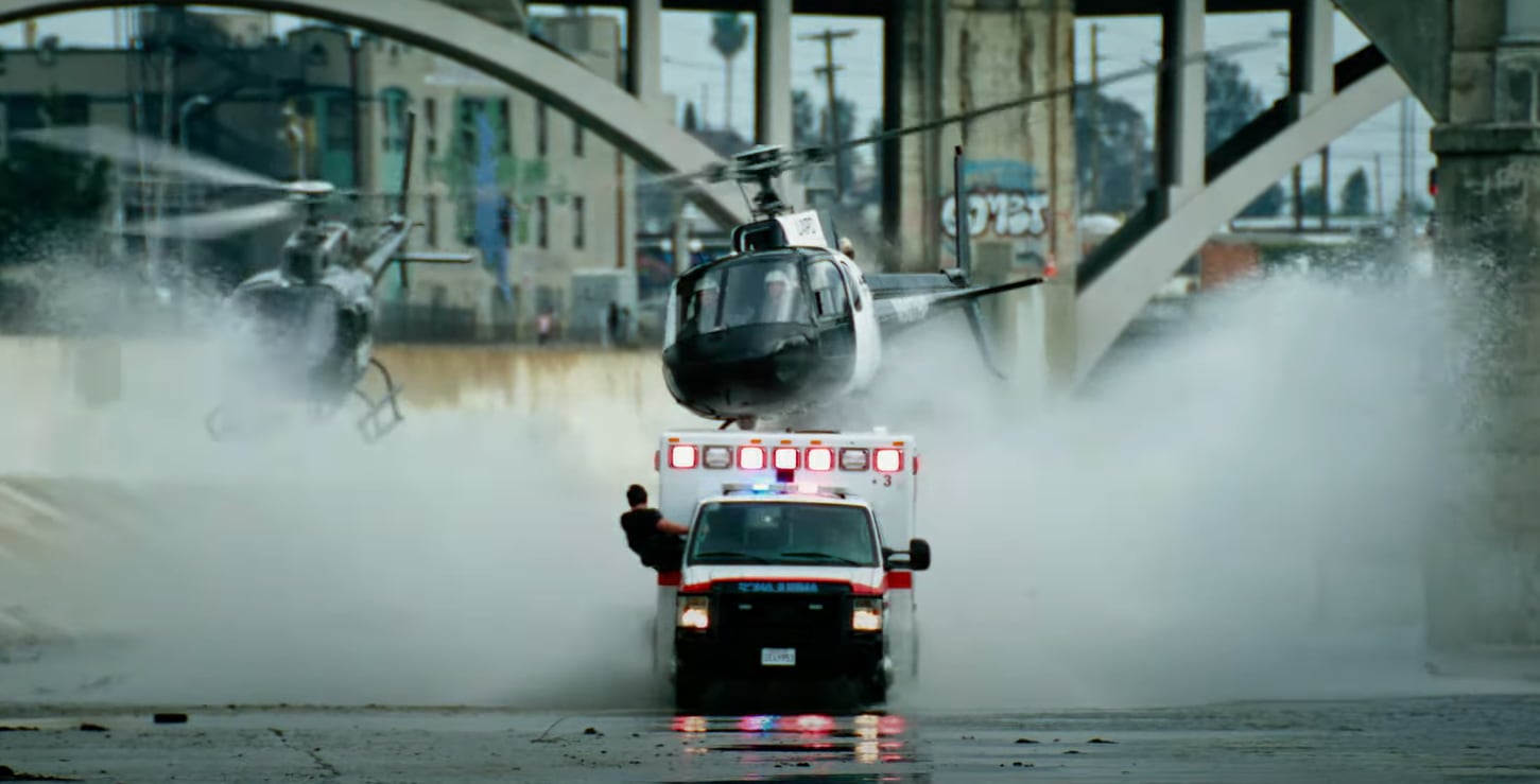 Bilder von „Ambulance“, dem neuen Film von Michael Bay