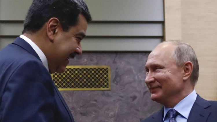 Vladimir Putin, uno de los principales aliados de Nicolás Maduro