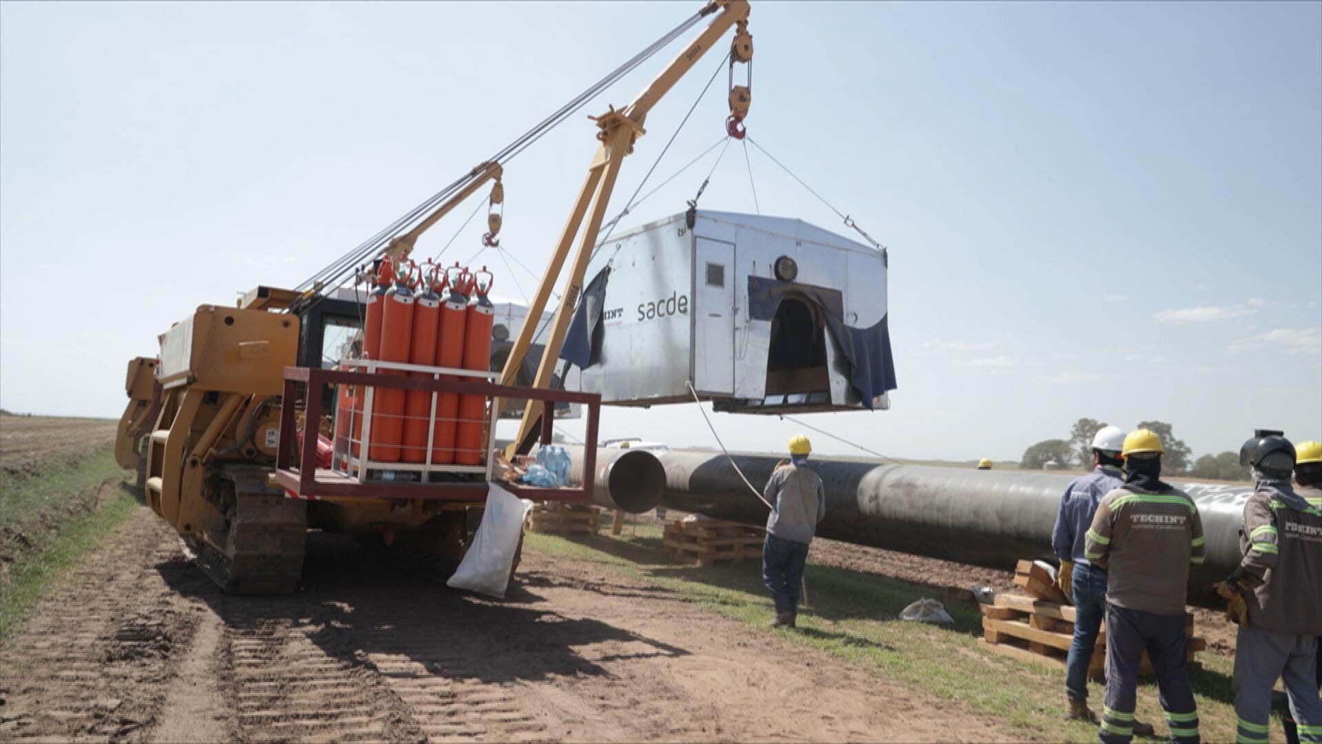Construcción del Gasoducto Presidente Néstor Kirchner