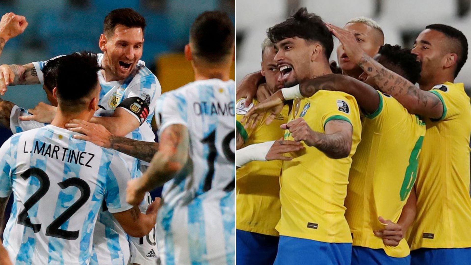 Argentina y Brasil jugarán la final de la Copa América