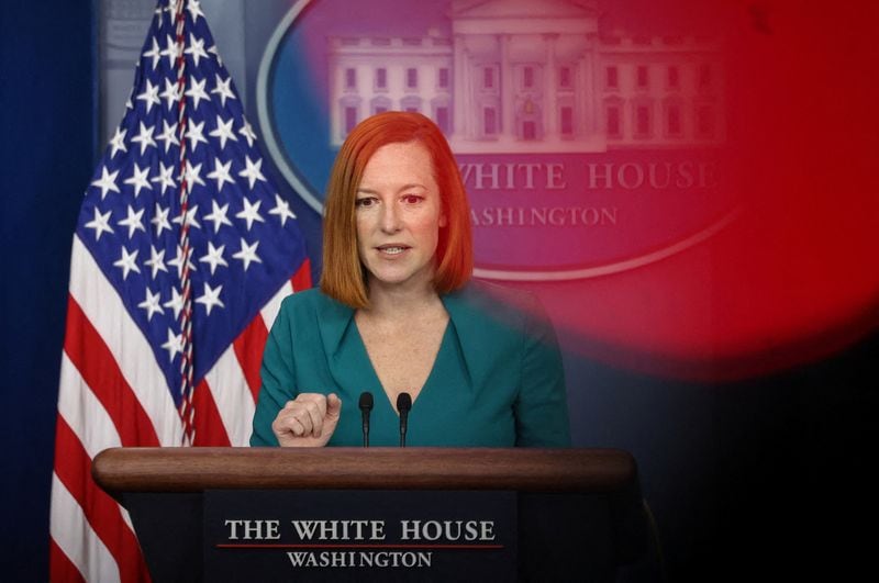 Biden's press secretary Jen Psaki (Photo: Reuters)