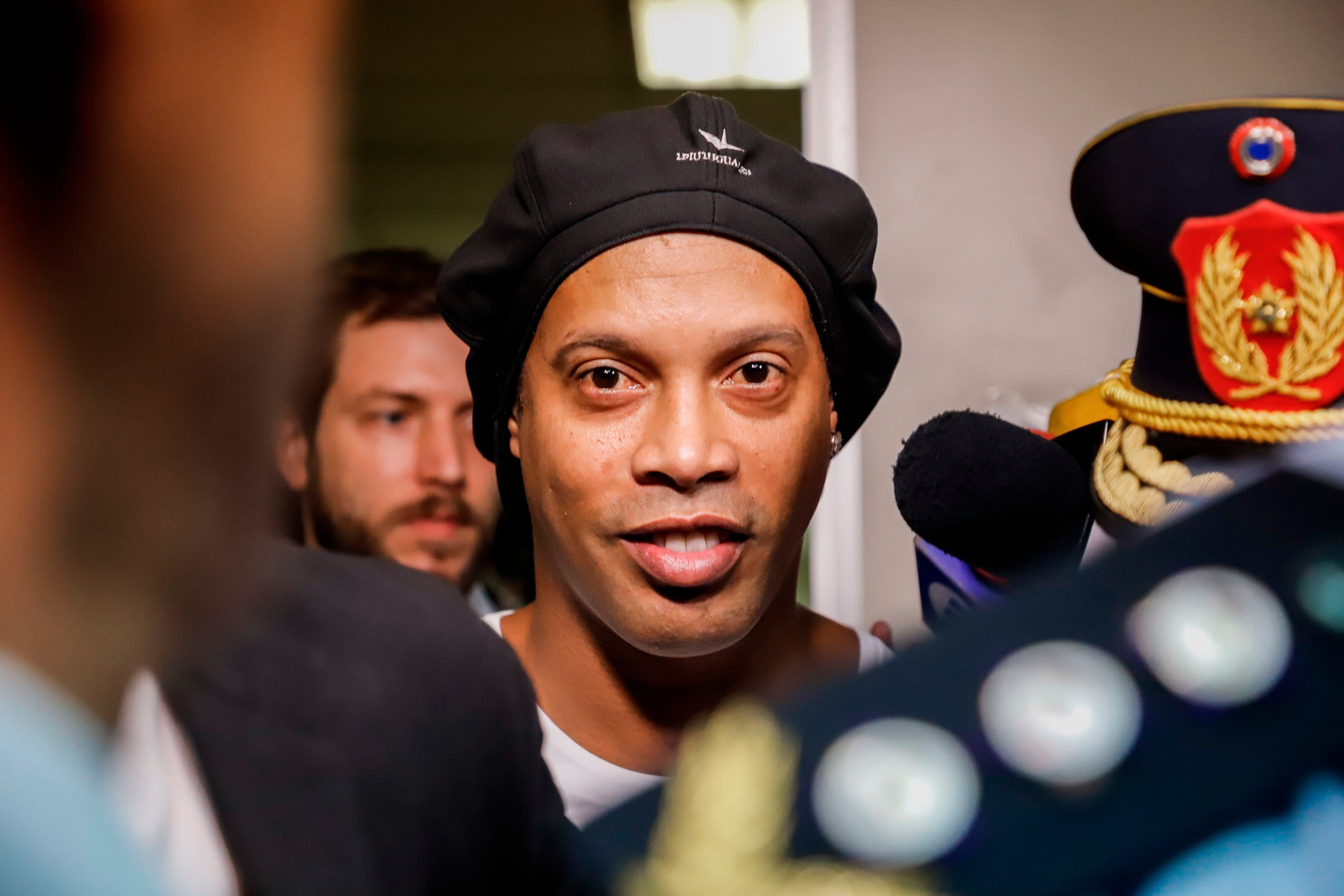 El brasileño Ronaldinho Gaúcho. EFE/ Nathalia Aguilar/archivo
