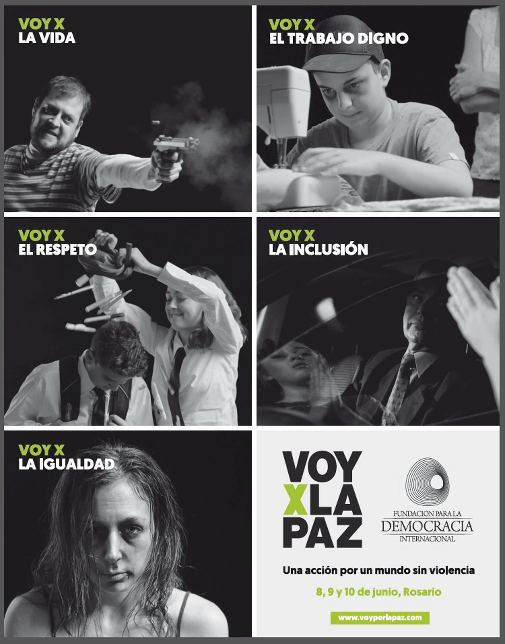 Por la vida, por el trabajo digno, por el respeto, por la inclusión y por la igualdad: #VoyXLaPaz