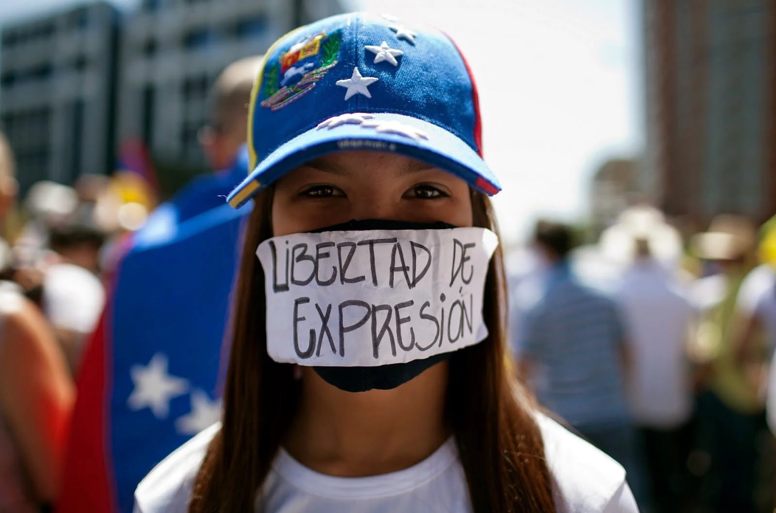 La población venezolana reclama que se respete la libertad de prensa