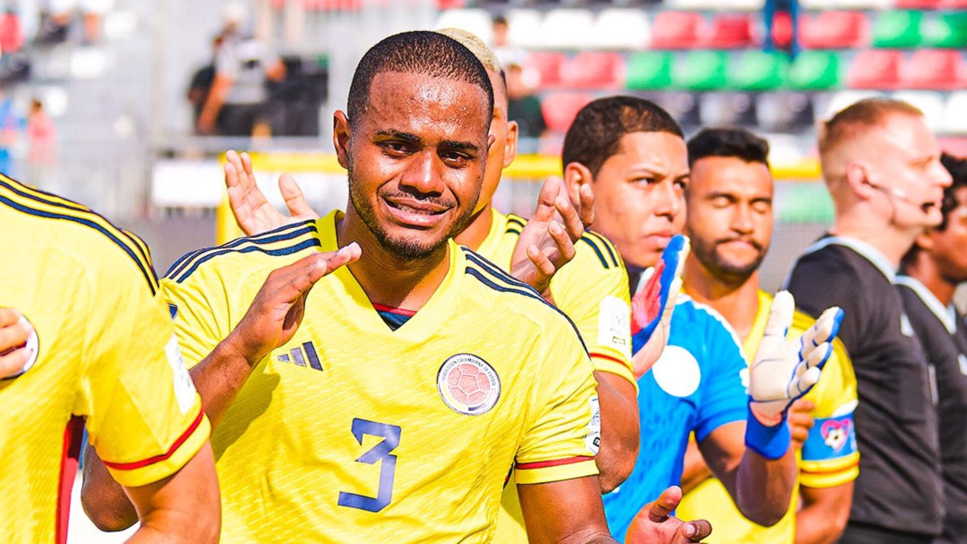 La selección Colombia de Fútbol Playa fue eliminada del Mundial - crédito @FCFSeleccionCol/X