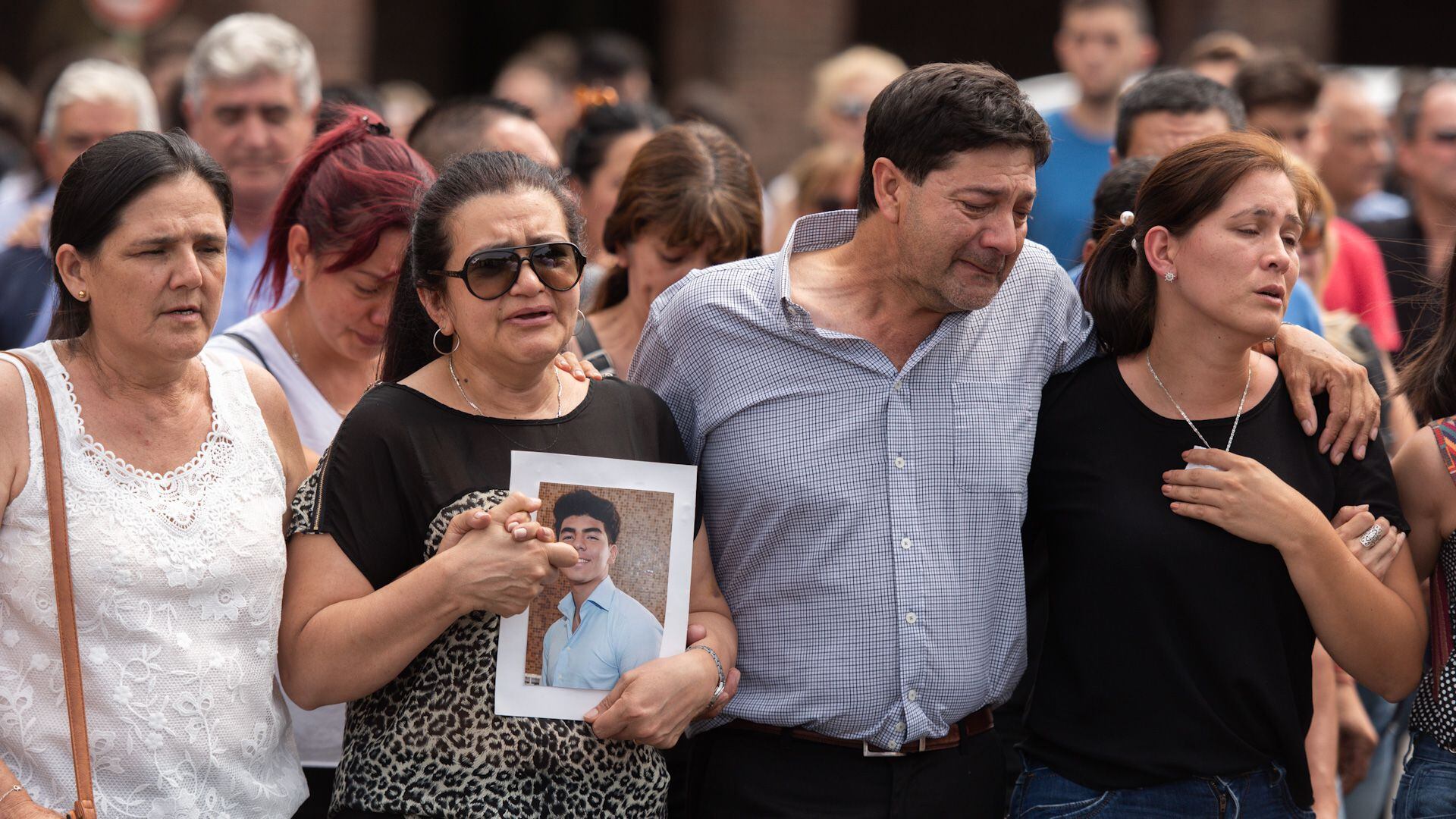 Los padres de Fernando Báez Sosa volvieron a marchar para pedir justicia por su hijo.