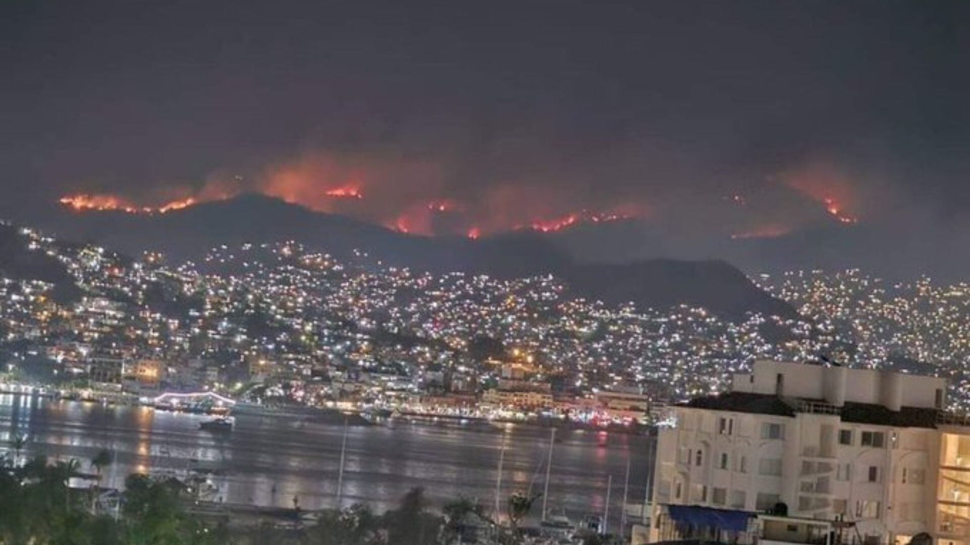 Incendio en Acapulco