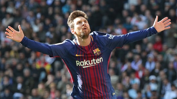 Lionel Messi convirtió el 2-0 de penal