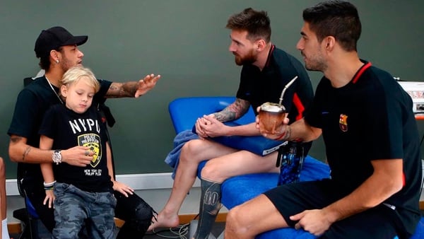 La reunión de Neymar con Messi y Suárez