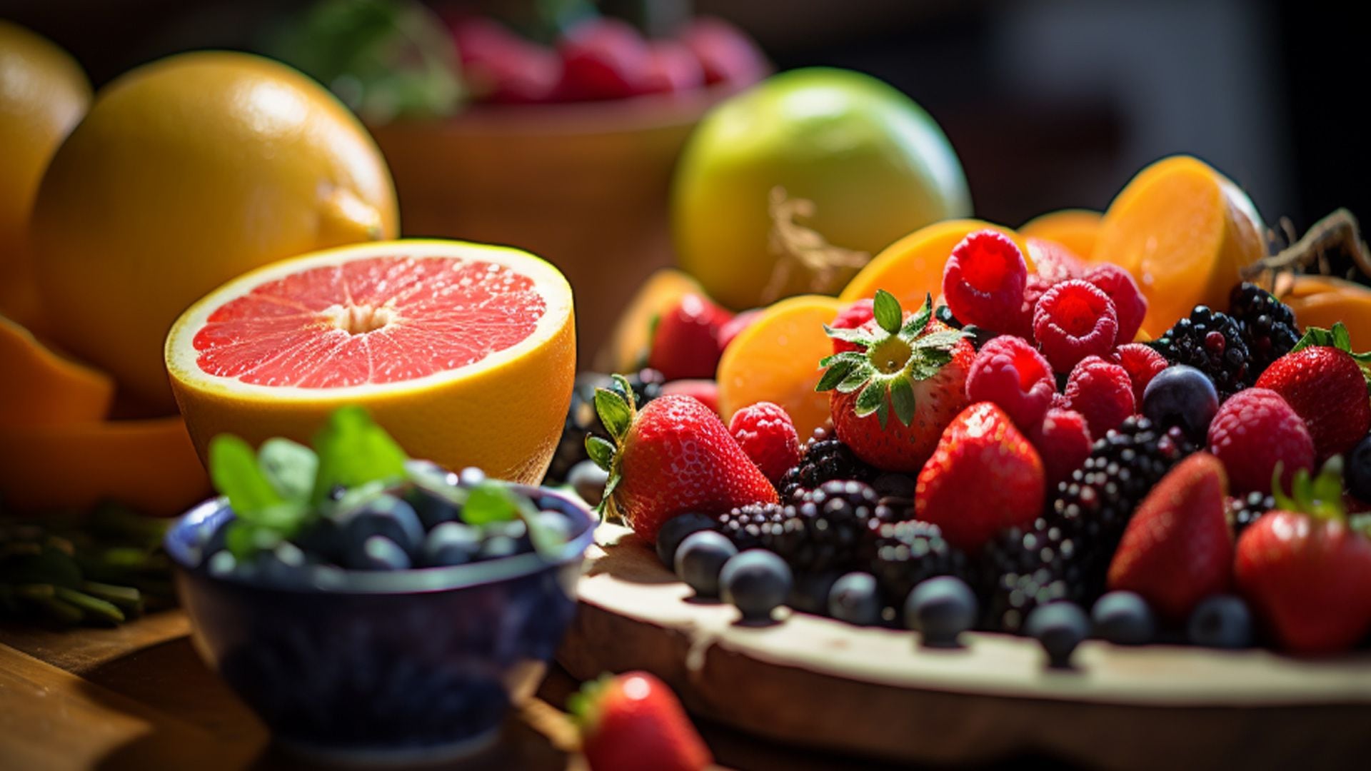 El consumo de frutas tiene muchos beneficios para la salud. (IA Infobae)