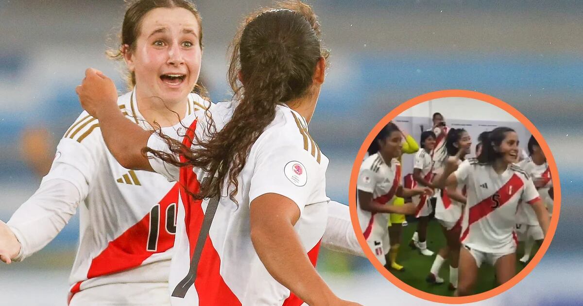 The fun dance of Peru after qualifying for the final hexagonal of the South American Women’s Sub 20