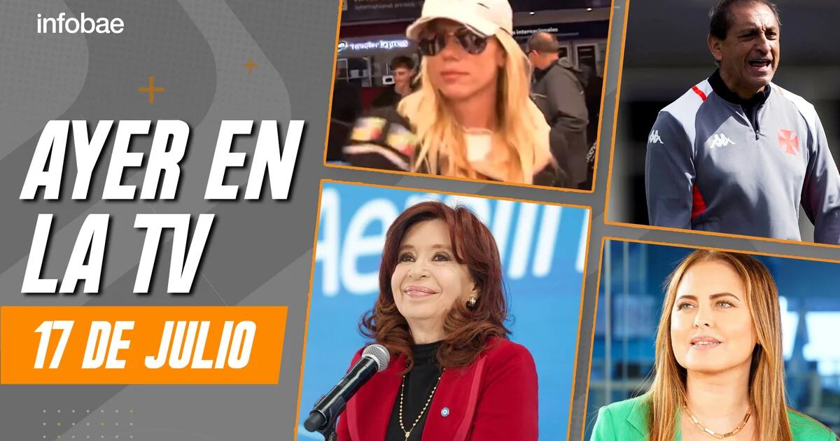 Sta succedendo in TV: Cristina Kirchner torna a fare campagna elettorale con Massa, Oscar González Oro torna in televisione e Ramón Díaz prende il posto di Vasco Da Gama