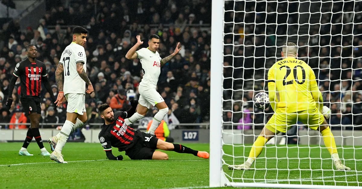 Without Cuti Romero sent off, Tottenham equalized 0-0 against Milan and were left out of the Champions League quarter-finals