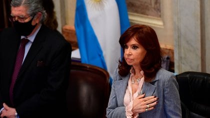 La vicepresidenta Cristina Kirchner (Maximiliano Luna)