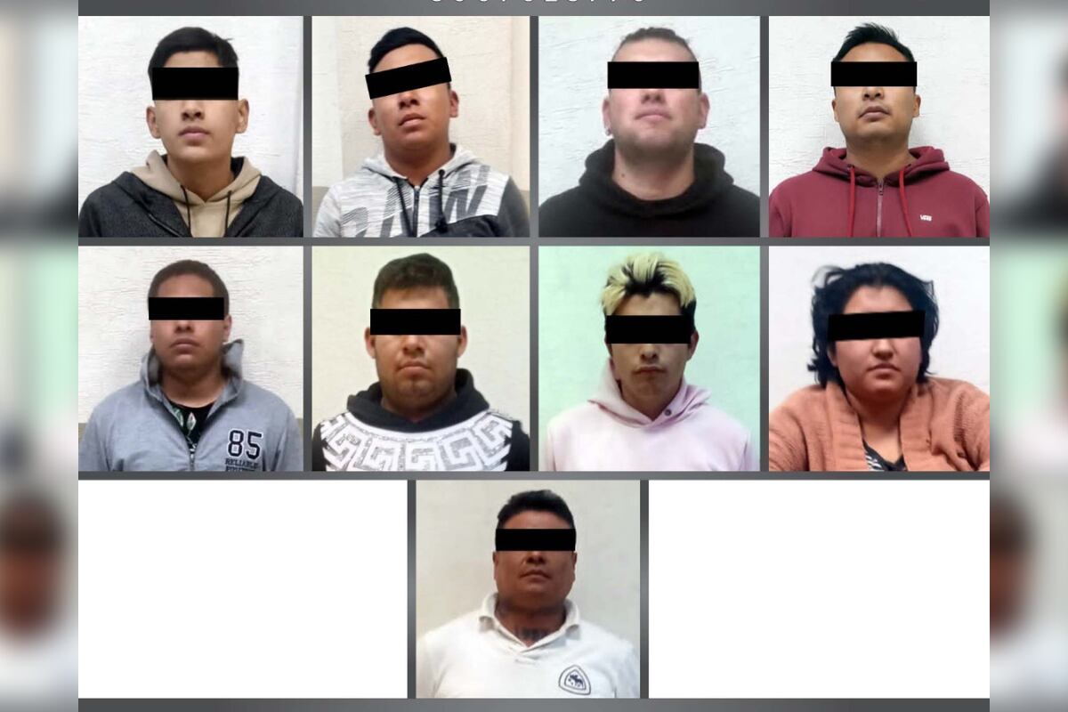 9 detenidos tras operativo en Texcoco