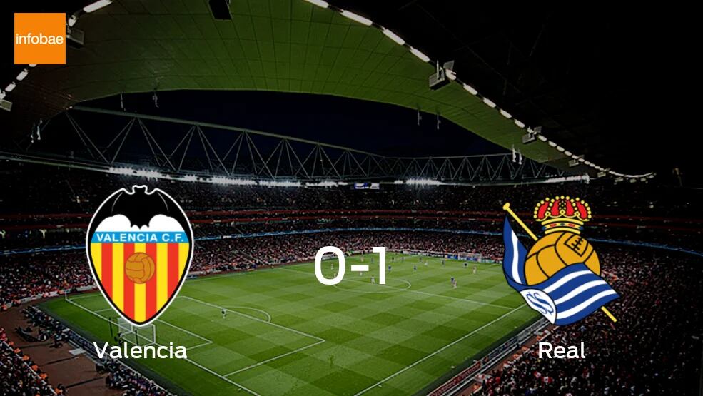 Real Sociedad se queda con los tres puntos tras vencer 1-0 a Valencia