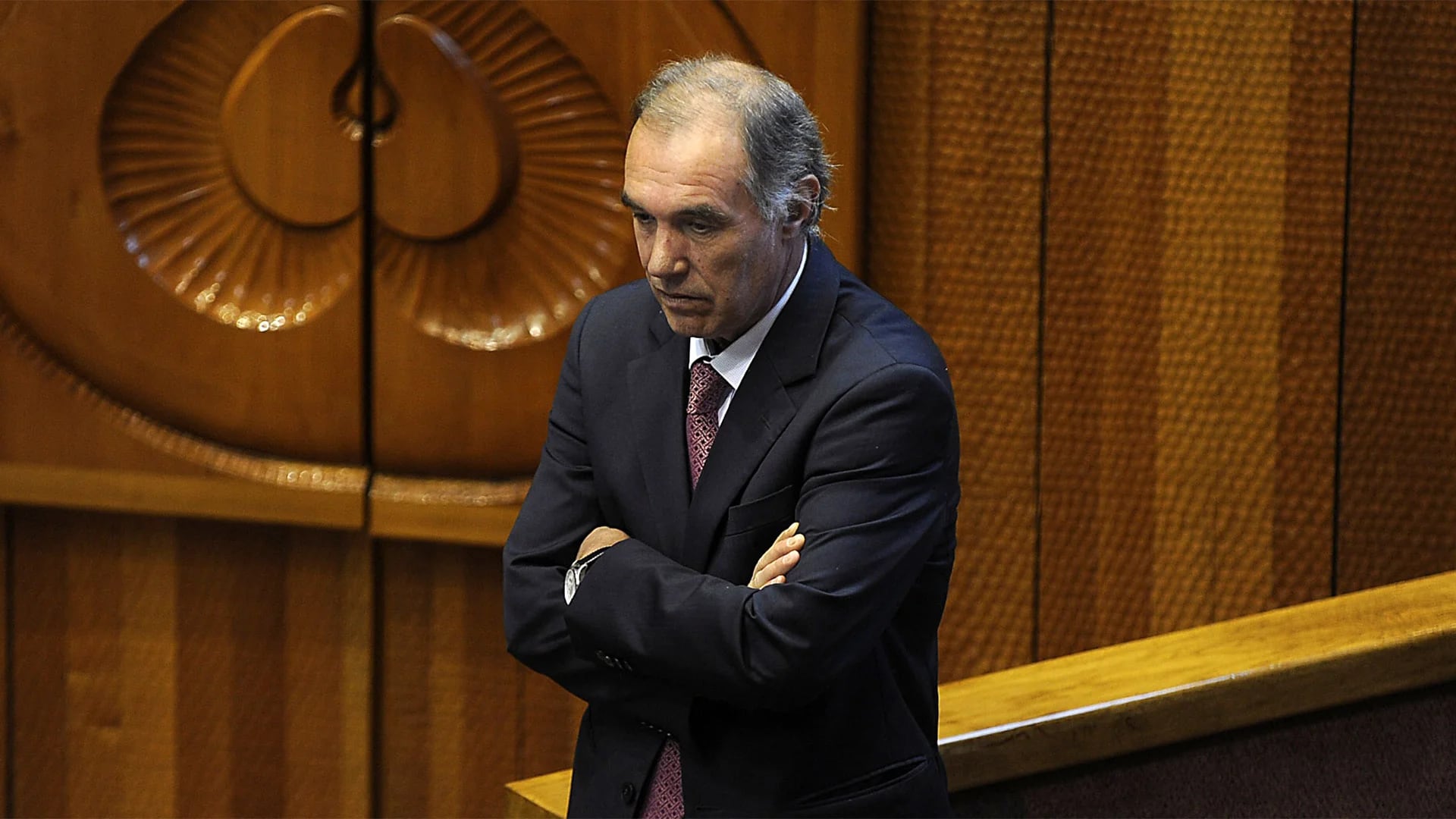 El senador derechista Jaime Orpis, primer preso por corrupción