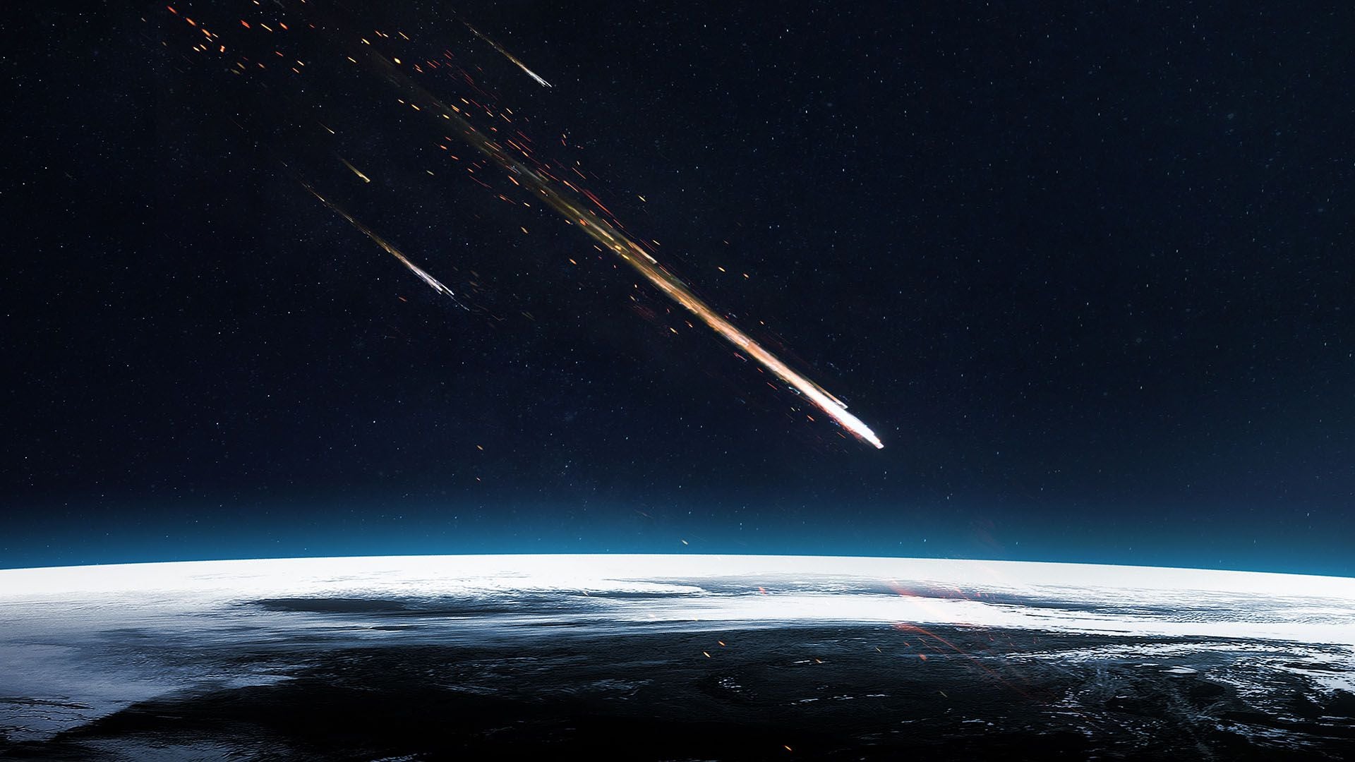 Meteor Swooshes by Earth: A Celestial Near-Miss