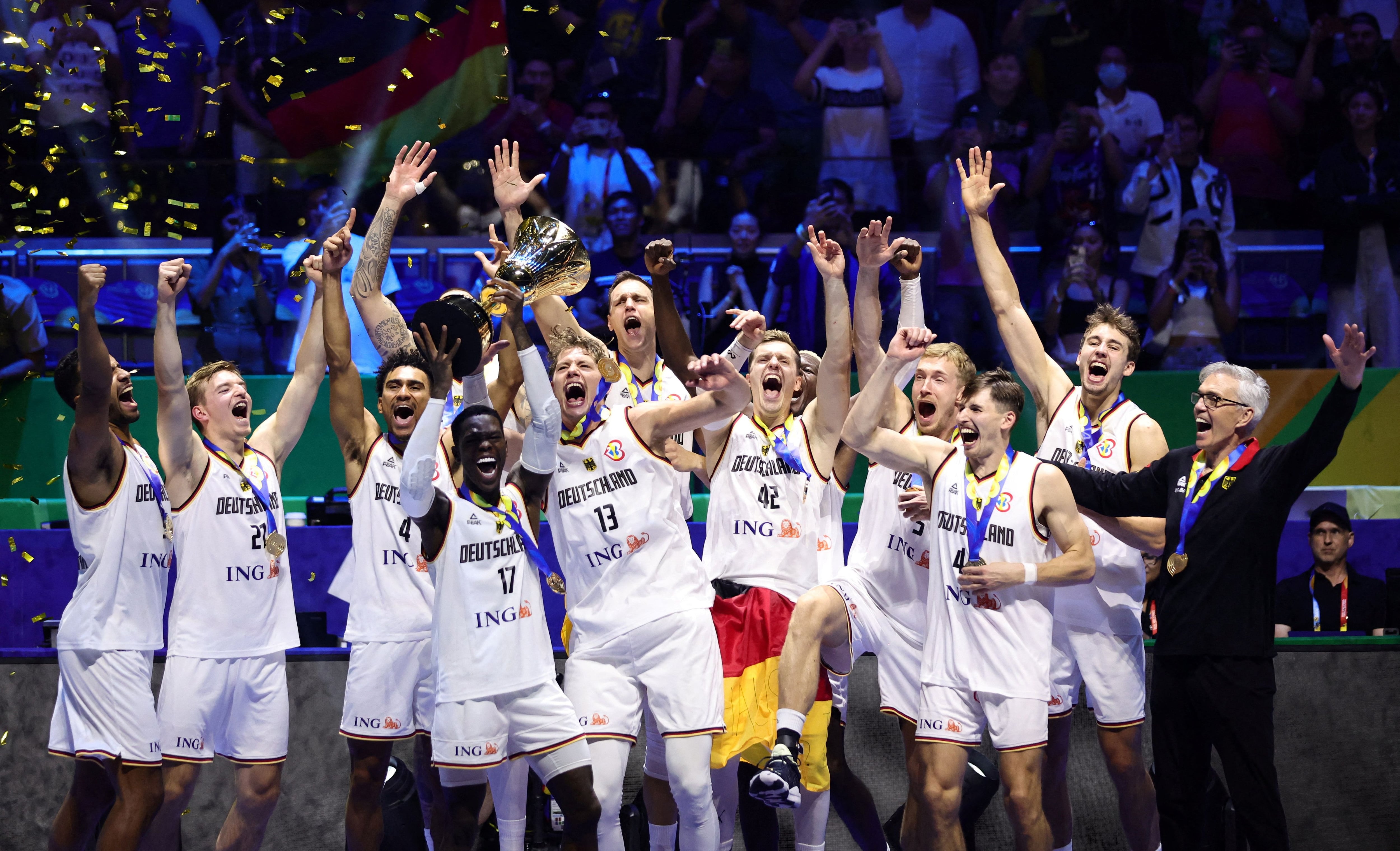 Alemania, campeona del mundo de baloncesto (REUTERS/Eloisa Lopez)