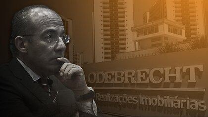 El ex presidente Felipe Calderón ha sido señalado como partícipe en el esquema de corrupción del caso Odebrecht. (Foto arte: Jovani Pérez Silva)