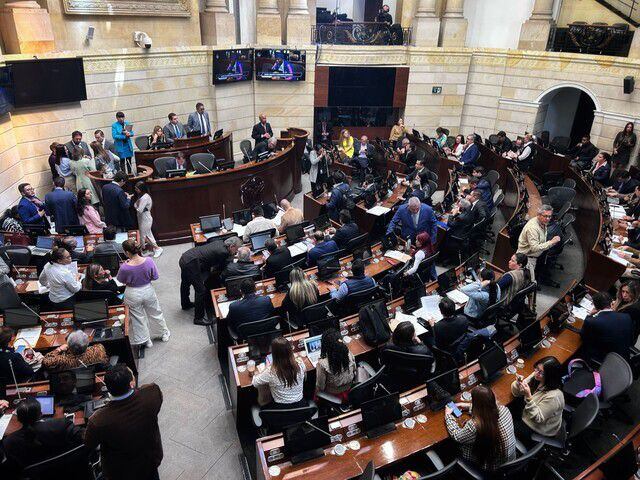 El Congreso en Colombia se divide por comisiones que se encargan de debatir proyectos de ley según el tema- crédito Senado